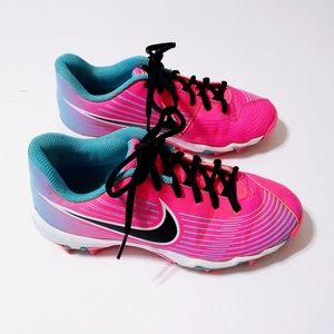 Nike Fastflex Hyperdiamond 3 Keystone Softball Cleats Pink Blast Girls Size 2Y